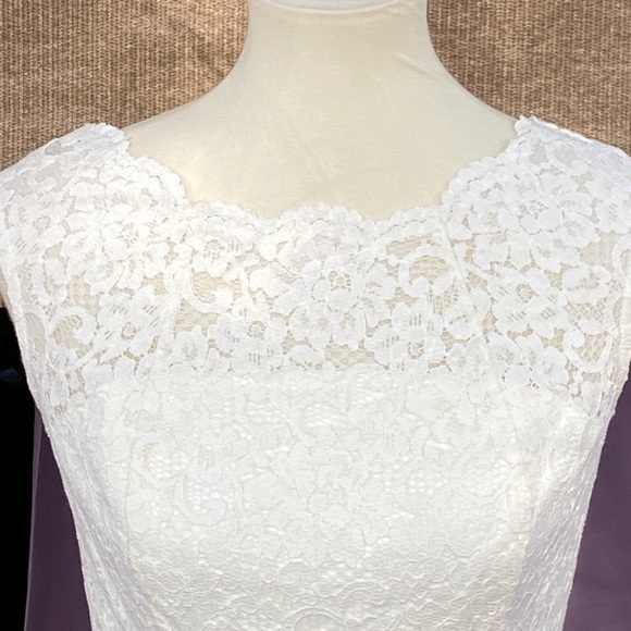 NWT WHBM Sleeveless Lace Sheath Dress - Picture 6 of 9